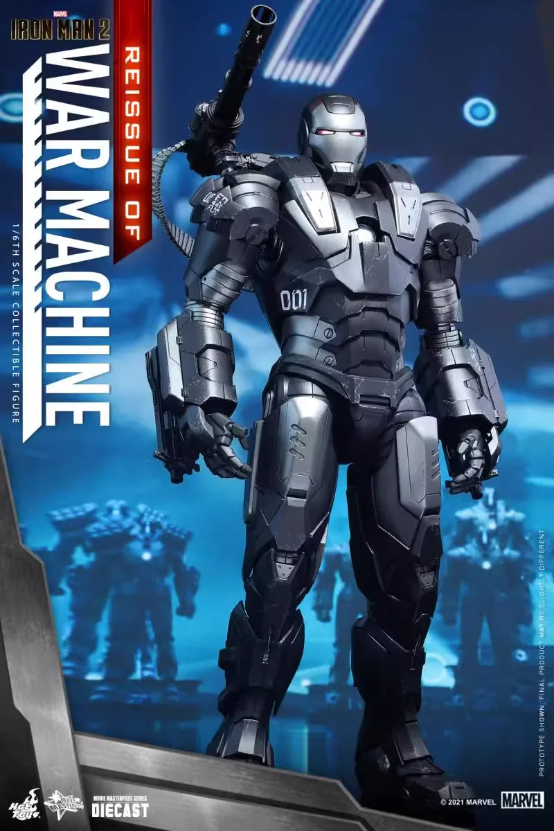 Original HOTTOYS 1/6 Die-cast Alloy MMS331D13B Iron Man 2 War Machine MK1 Action Figure Model Toys Collection Scene Ornaments