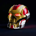 Marvel Iron Man MK17 Jarvis Helmet LED Lit Voice Activated Cosplay Mecha Mask Electric Toy for Fans And Collectors