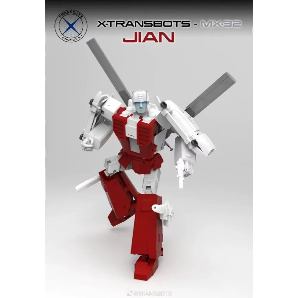 【24-hour Shipping】 X-Transbot Transformed Toys MX-32 MX32 Defensor Blades Jian G1 Action Figure Robot Action Figures Toys