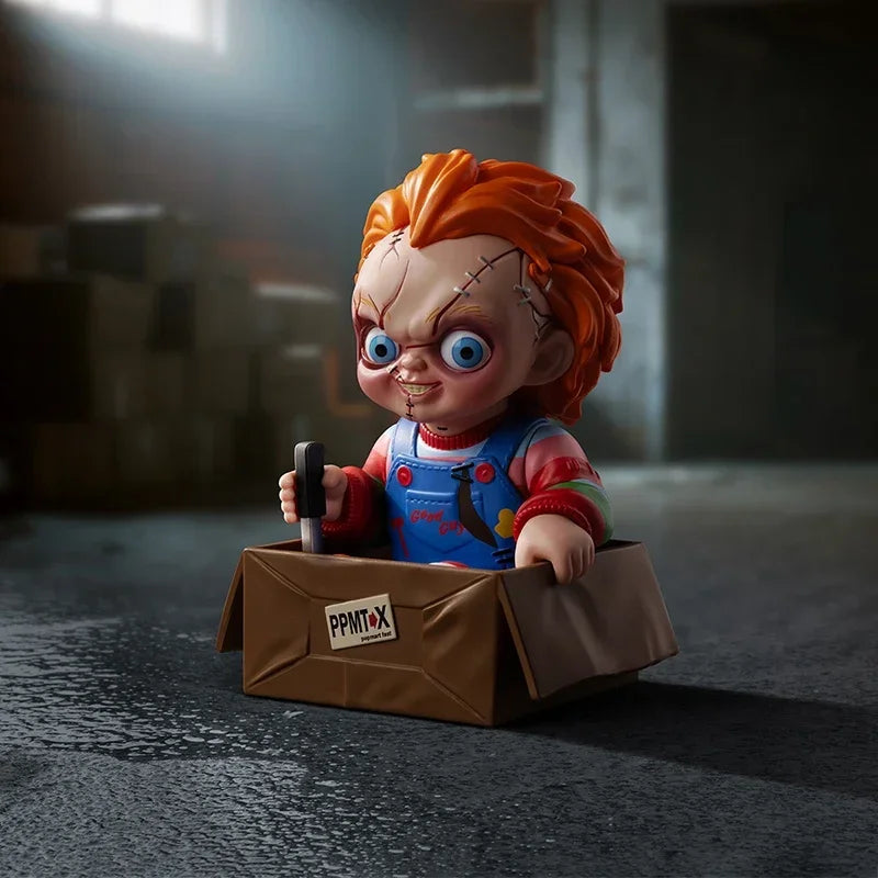 POP MART Chucky Franchise Series Original Blind Box Surprise Mystery Box Cute Anime Action Figure Ornaments Figurines