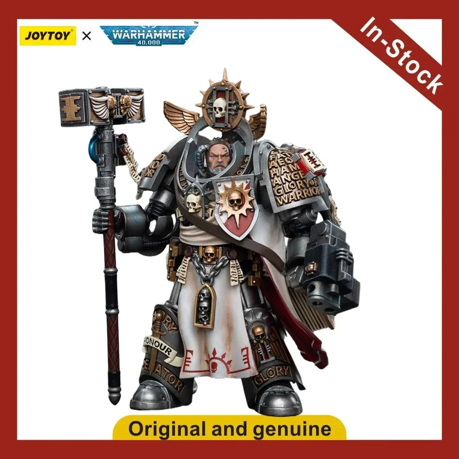 【UA 】JOYTOY Warhammer 40K Gray Knight Master Voldas 1/18 Action Figure Anime Model Toy Gift Collection