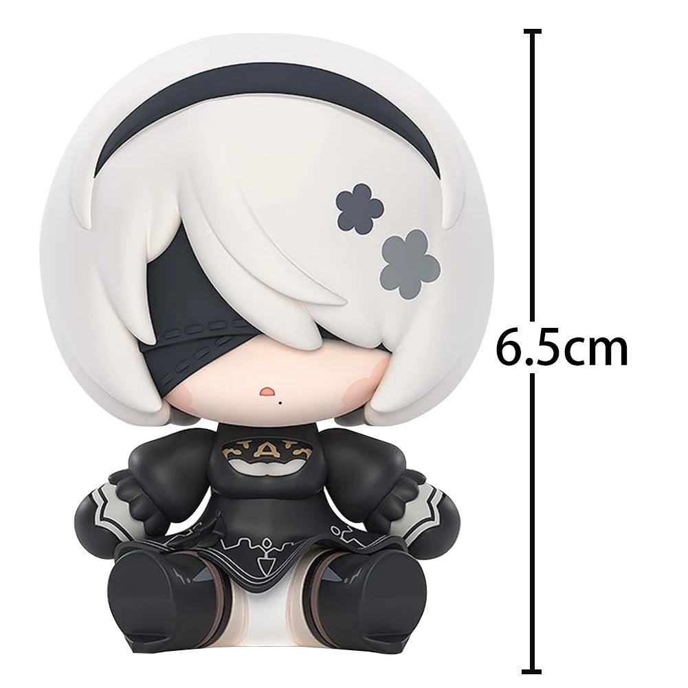 Nier Anime 9s A2 figure 2B Yorha No.2 Type B action Figure 2B Figurine Cute Q-version Model statue Collection Ornament toys Gift