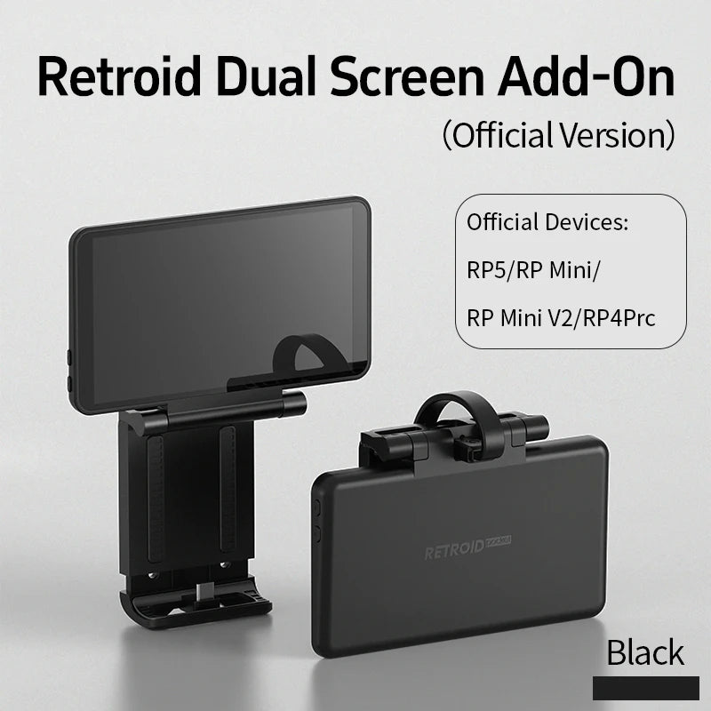 Retroid Dual Screen Add-on Expand 5.5Inch Oled Screen Back Clip Design With TypeC Plug For RP4Pro/RP Mini/RP MiniV2/RP5