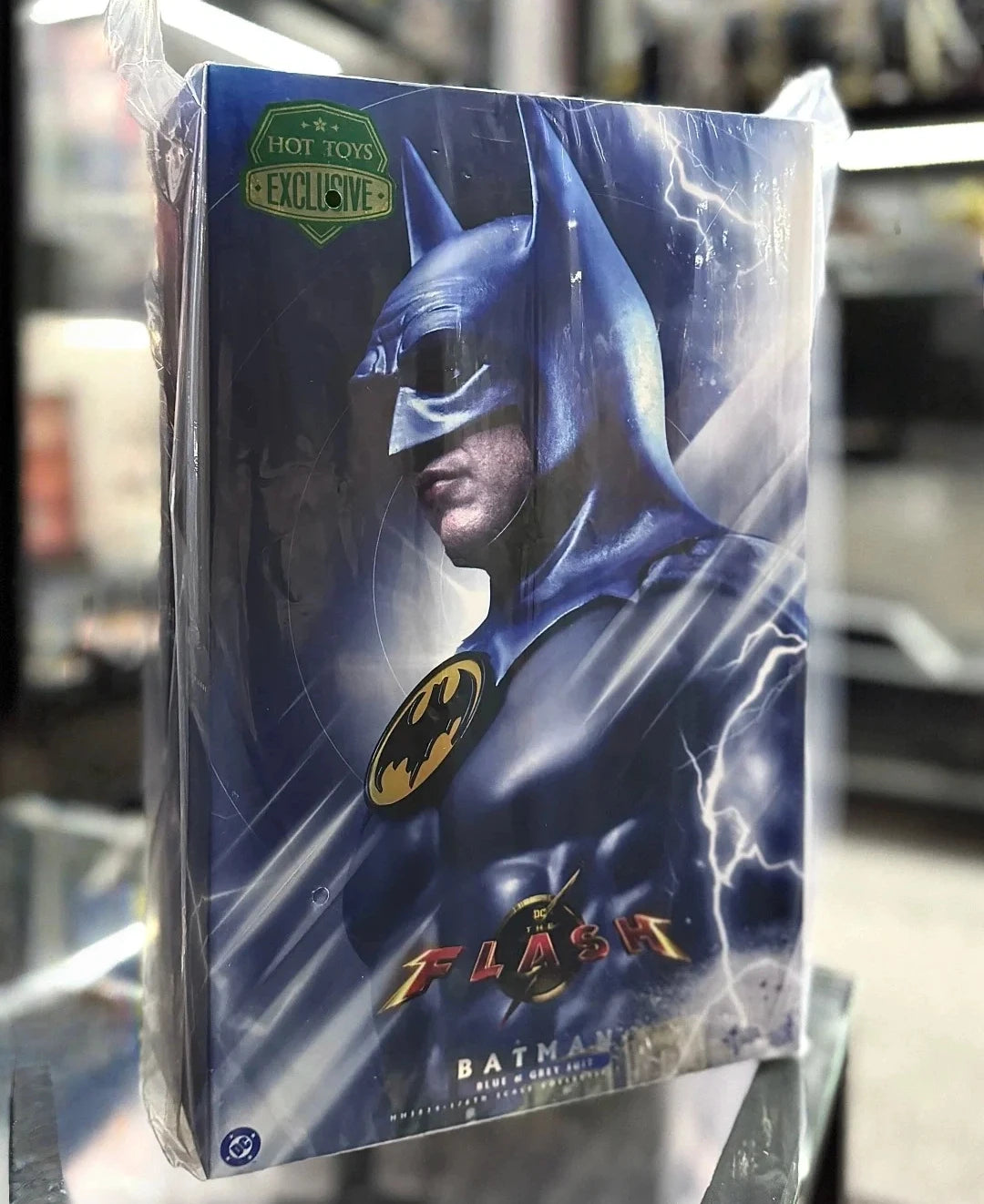 Hot Toys Batman Blue And Suit 1 6 Scale Collectible Figure Dc The Flash Collectible Display For Adult Collectors Birthday Gift