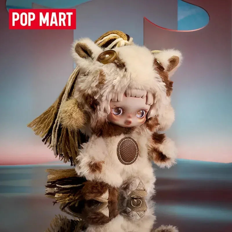 POP MART Have A Good Run Series Vinyl Plush Pendant Mystery Box Genuine Blind Box Guess Toys Bag Ornament Figurines  Gift Girl