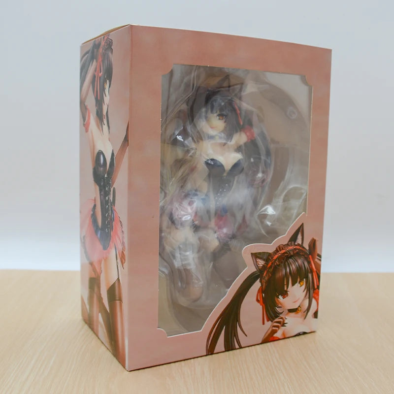21cm Date A Live V Kurumi Tokisaki Anime Girl Figure Date A Bullet Yatogami Tohka/Mio Takamiya Action Figure Model Doll Toy Gift