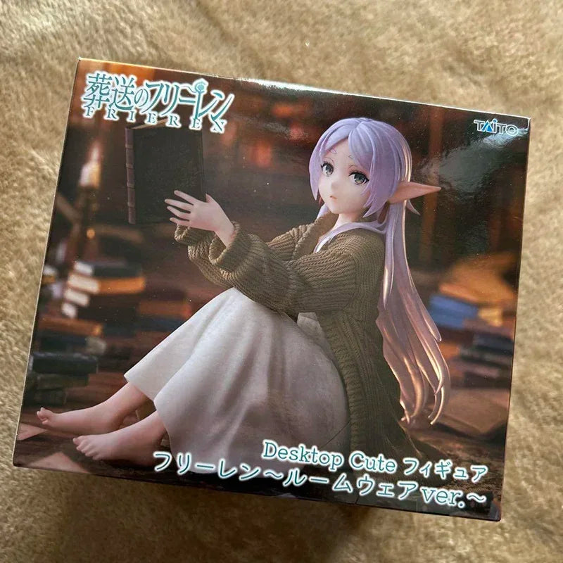 **TAITO Desktop Cute Frieren: Beyond Journey's End Frieren Fern ~Room Wear Ver.~ PVC Аниме Екшън фигурки Модел Колекция Играчка