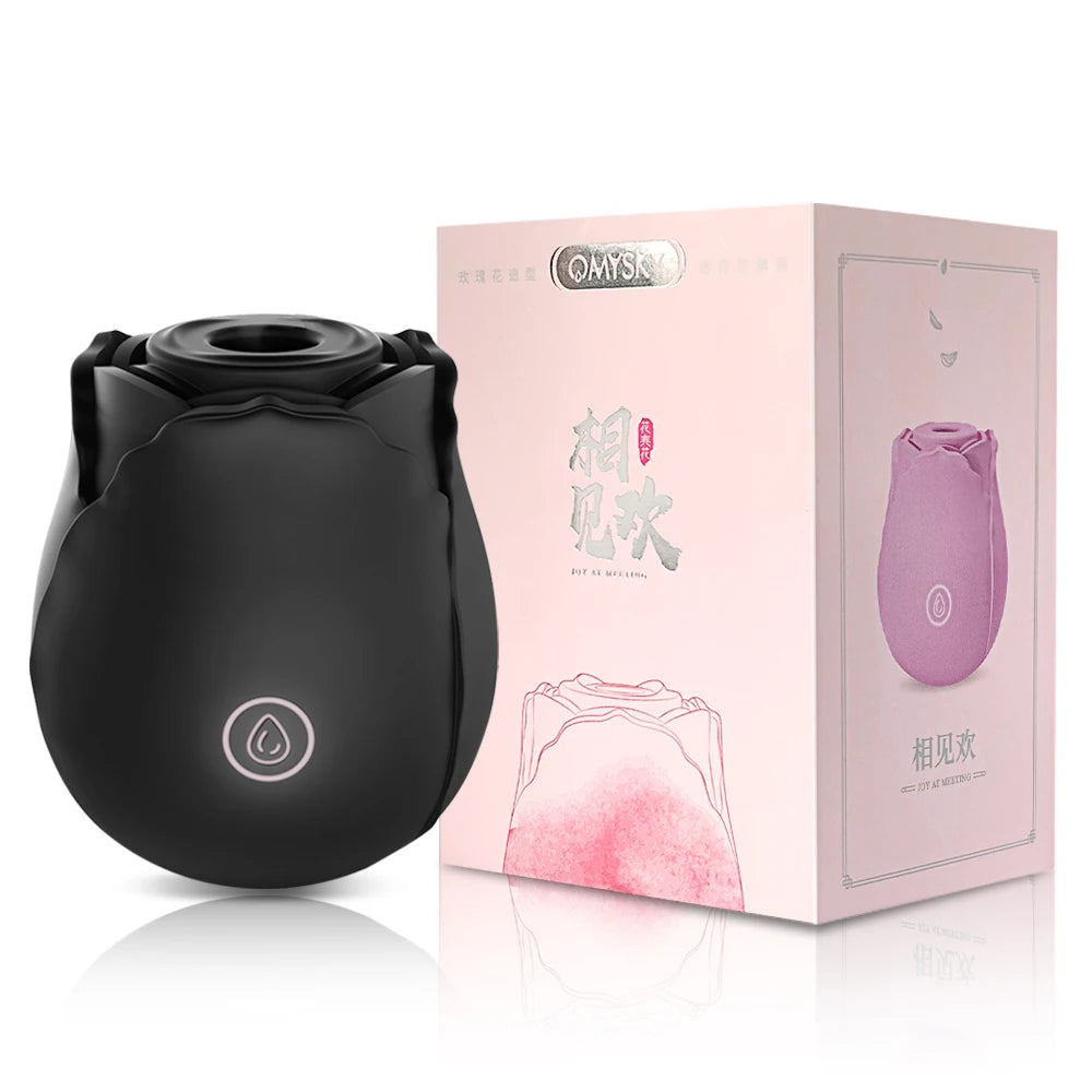 Rose-Sucking Vibrator Nippel Klitoris Stimulator Zunge Lecken Vibration Masturbation Werkzeuge Frauen Sex Spielzeug Für Erwachsene Vibrator 18