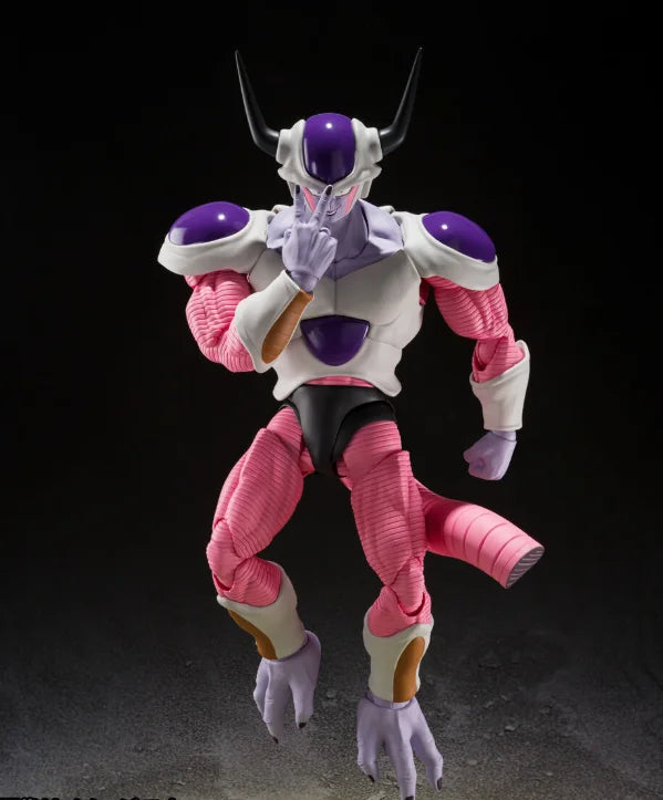 In Stock Bandai Soul Limited SHF Dragon Ball Z Frieza King Second Form Anime Peripherals Action Figure Collection Gifts