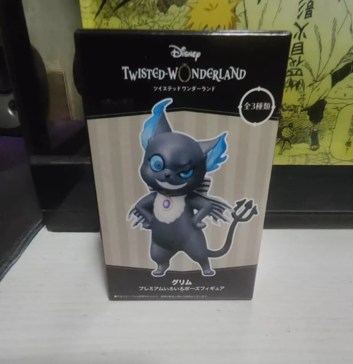 Genuine Bandai Q posket Series Disney Twisted Leona Jack Ruggie Wonderland Azul Ashengrotto Collectible Model Toys Gift