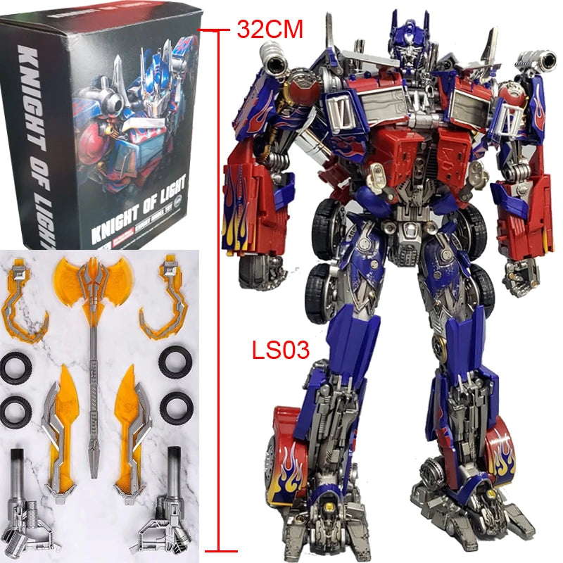BMB LS06 Galvatron LS03 OP Commander Transformation Toys Megatank Car Movie Series Action Figure Deformation Robot Anime Model