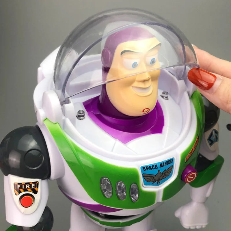 Toy Story Buzz Lightyear Woody With Wings Doll Action Figure Toy Mobile Robot Cartoon Handmade Model Cute Figures Gift for Child