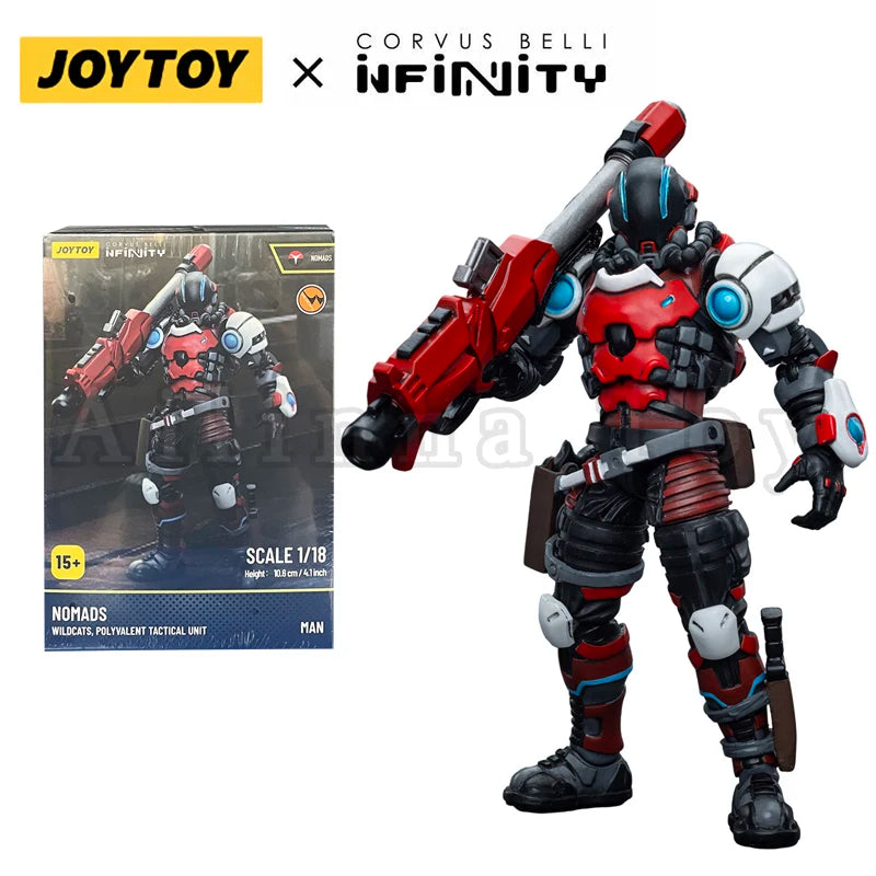 JOYTOY 1/18 Action Figure Infinity Nomads Wildcats Polyvalent Tactical Unit Anime
