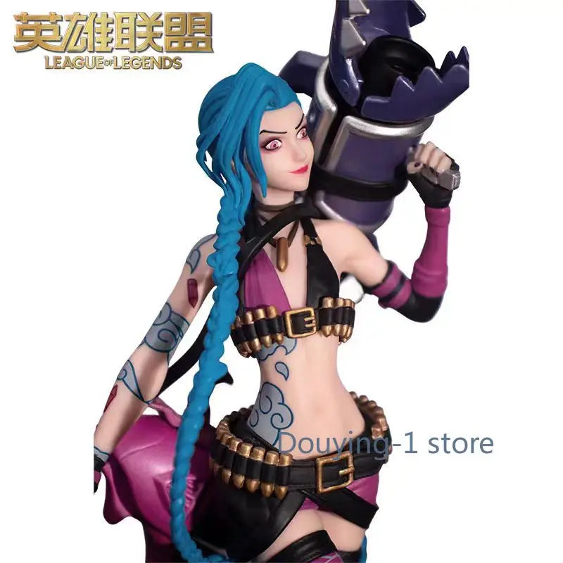 In stock League of Legends LOL CMGE joint limited edition - Jinx 3D model pen figurine ornament gaming peripheral.