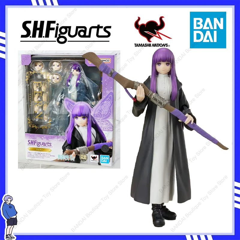 In Stock Bandai Original Box SH Figurats SHF Frieren Beyond Journey's End FERN Anime Action Figure Model Toy Figura PVC Gifts