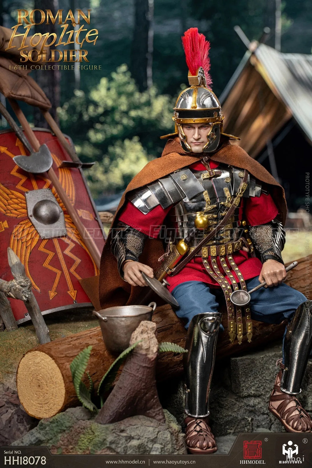 【In Stock】HHMODEL HAOYUTOYS HH18078 Imperial Legion Hoplite Re Plate Making 1/6 Action Figure