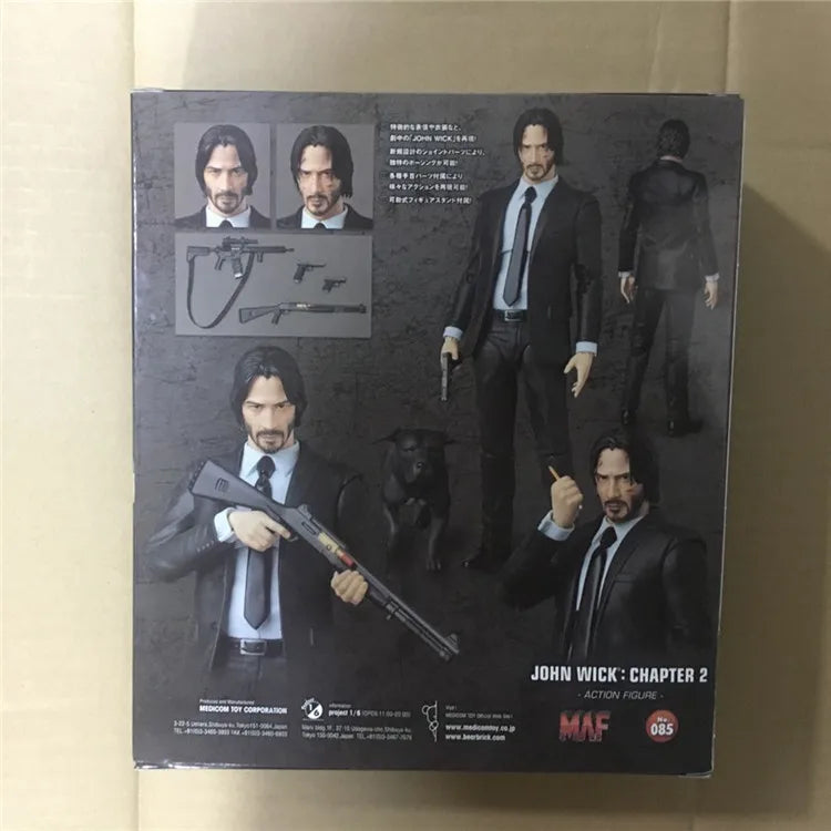 Anime MAFEX 085 John Wick 6 Inches PVC Action Figure Kids Gift 16cm