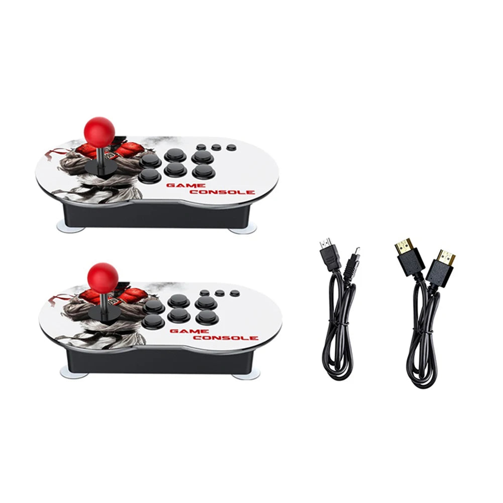 MT6 4K HD Video Arcade Spielkonsole 3D Dual Controller Joystick 10000+ Spiele