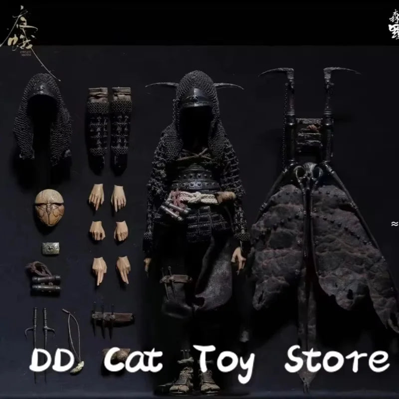 In Stock Genuine JPTdesign×POPCOSTUME 1/6 Scale Mugen Rasen Owlet Moth Jpt-016 Ninja Style 12inch Collectible Action Figure