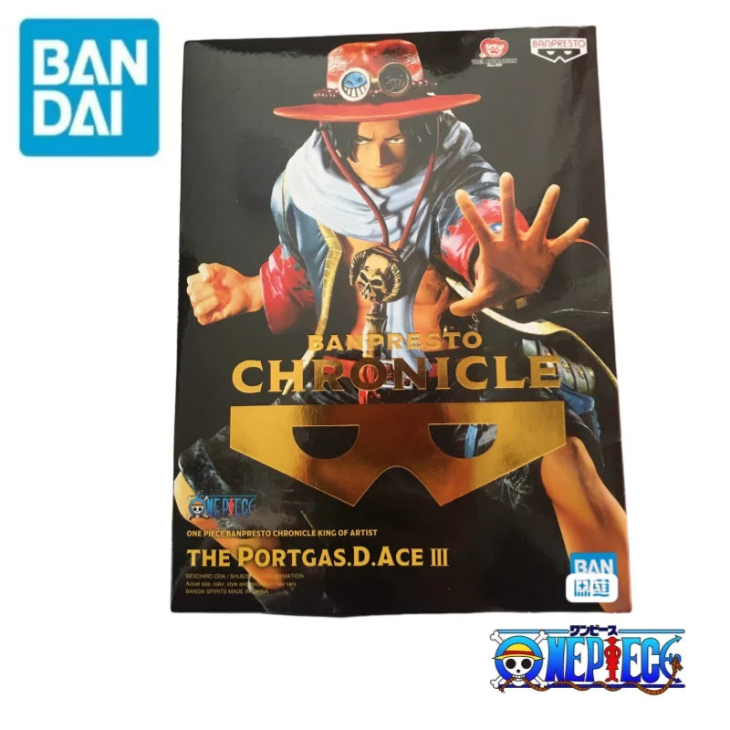Auf Lager: Bandai Original One Piece Banpresto Portgas D Ace – 100 % Original Anime-Merchandise, Spielzeug, Figur, Ornamente, Statue, Modell