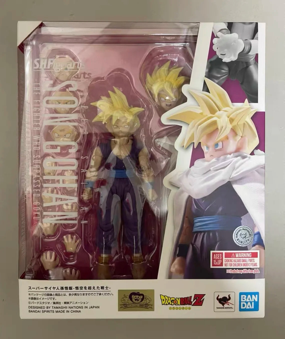In Stock Genuine BANDAI SHFiguarts Dragon Ball Z Son Gohan The Games Begin Super Saiyan Son Goku Figure Anime Action Model Toy
