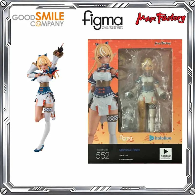 Good Smile Genuine Max Factory figma hololive Anime Hoshimachi Suisei Gawr Gura Shiragane Noel Mori Calliope Action Figure Toys