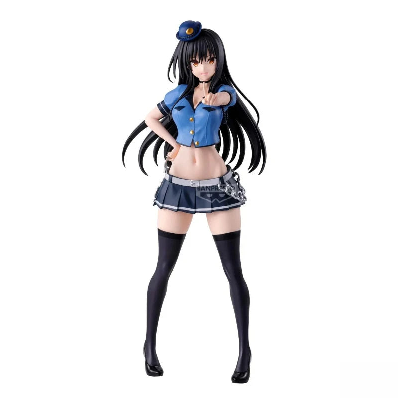 In Stock Bandai Banpresto Original GLITTER＆GLAMOURS Anime To Love-Ru Darkness Kotegawa Yui Police Ver Action Figure Model Toy DT