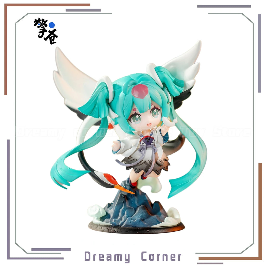【In Stock】Original Qingcang Studio Piapro Characters Hatsune Miku Yuluo Huayin Q Version Figure Toys Model