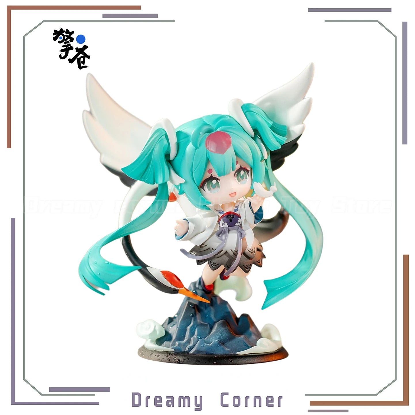 【In Stock】Original Qingcang Studio Piapro Characters Hatsune Miku Yuluo Huayin Q Version Figure Toys Model