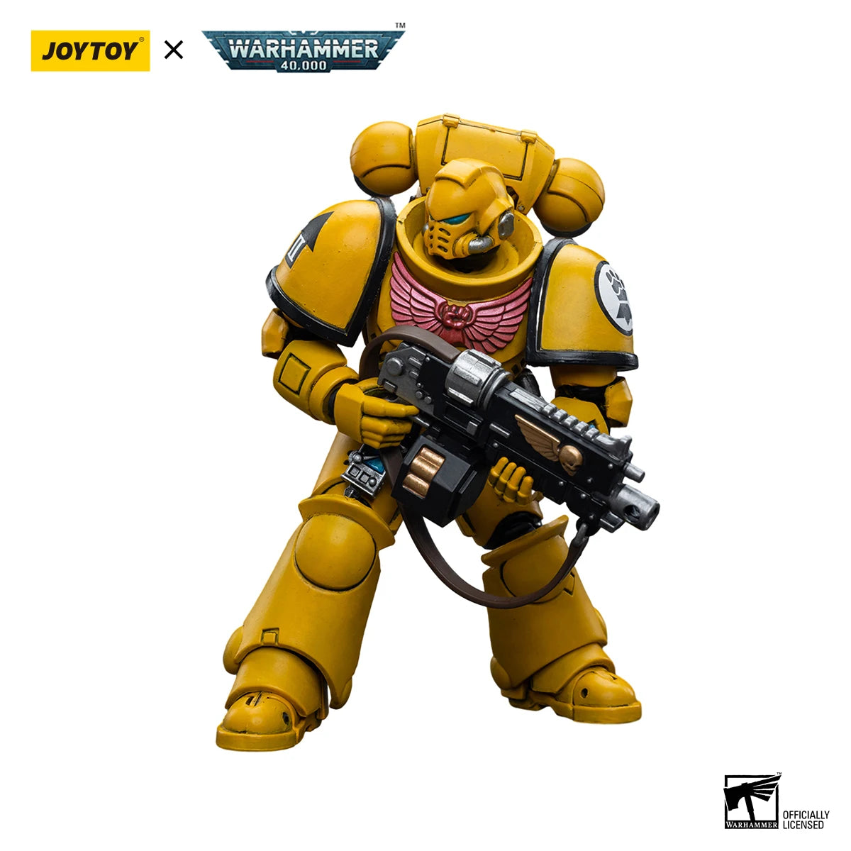 JOYTOY Warhammer 40K 1/18 Action Figure Imperial Fists Intercessors Anime figures Toys