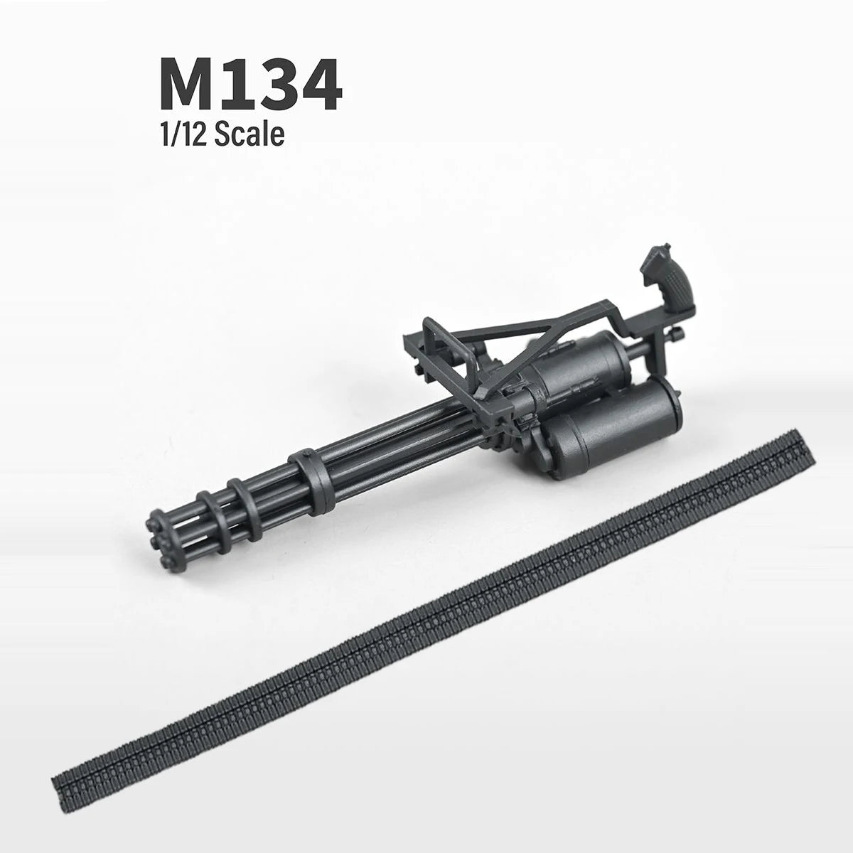 Gatling Heavy Machine Gun 1/12  Scale Weapons Weapon Suit for 6" Action Figure Figurine