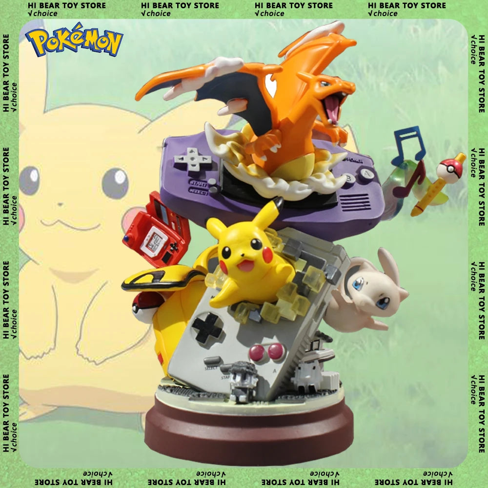 20cm pokemon Pikachu Anime Figure Pikachu Game Machine Model Gameboy P ...