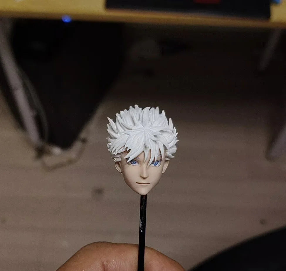 New 1/12 Fushiguro Toji Sukuna Gojo Anime Male Delicate Painted Head Sculpt Model Toys Customzation For 6" Shf Romankey Model
