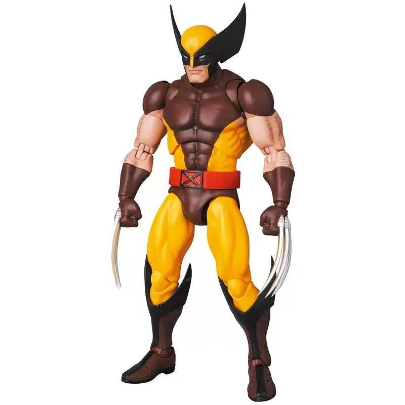 Original MAFEX 138 Mafex No.138 Wolverine Brown Comic Ver Xmen Reprint In Stock Anime Action Collection Figures Model Toys