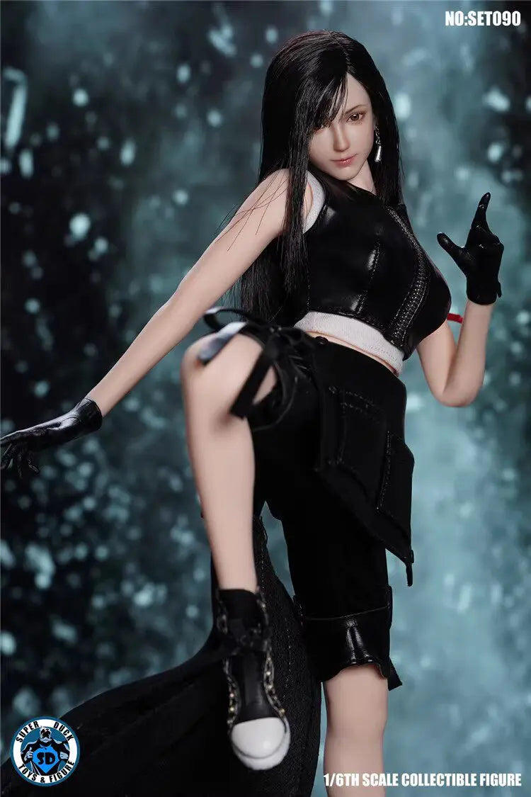 In Stock SUPER DUCK SET090 Tifa Lockhart Movie edition Movable Model Toys 1/6TH SCALE COLLECTIBLE FIGURE Accessory part
