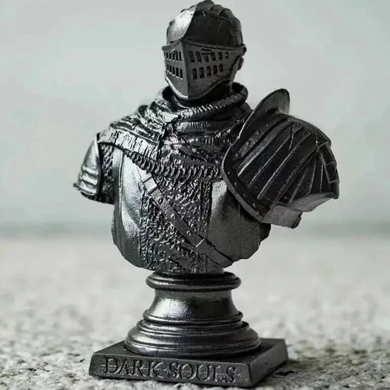 Dark Souls Bust Statue Classic Look Half-length Armor Scene Base Remake Action Figure Collections Model Doll Toy