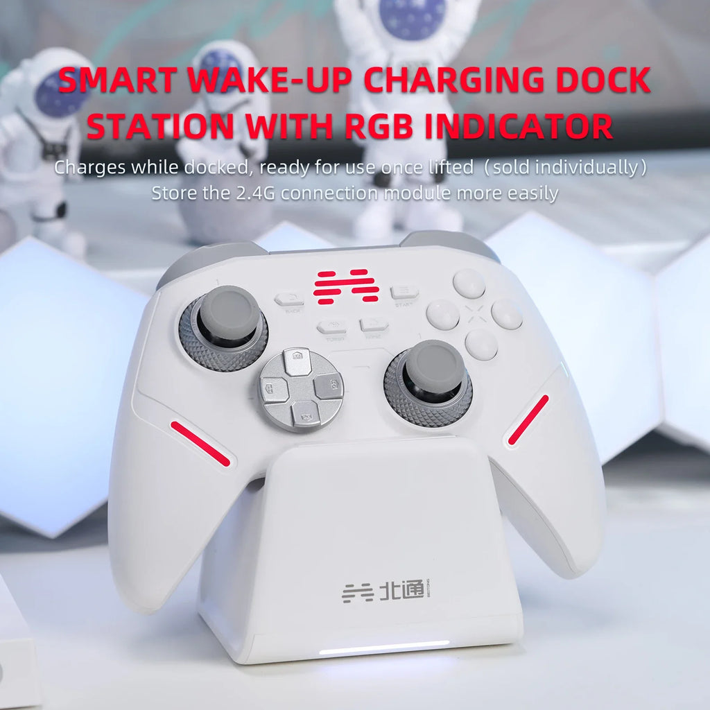 Beitong KP40 Elite Wireless Controller with TMR Joysticks with Bluetooth Gamepad for PC, Switch and Mobile