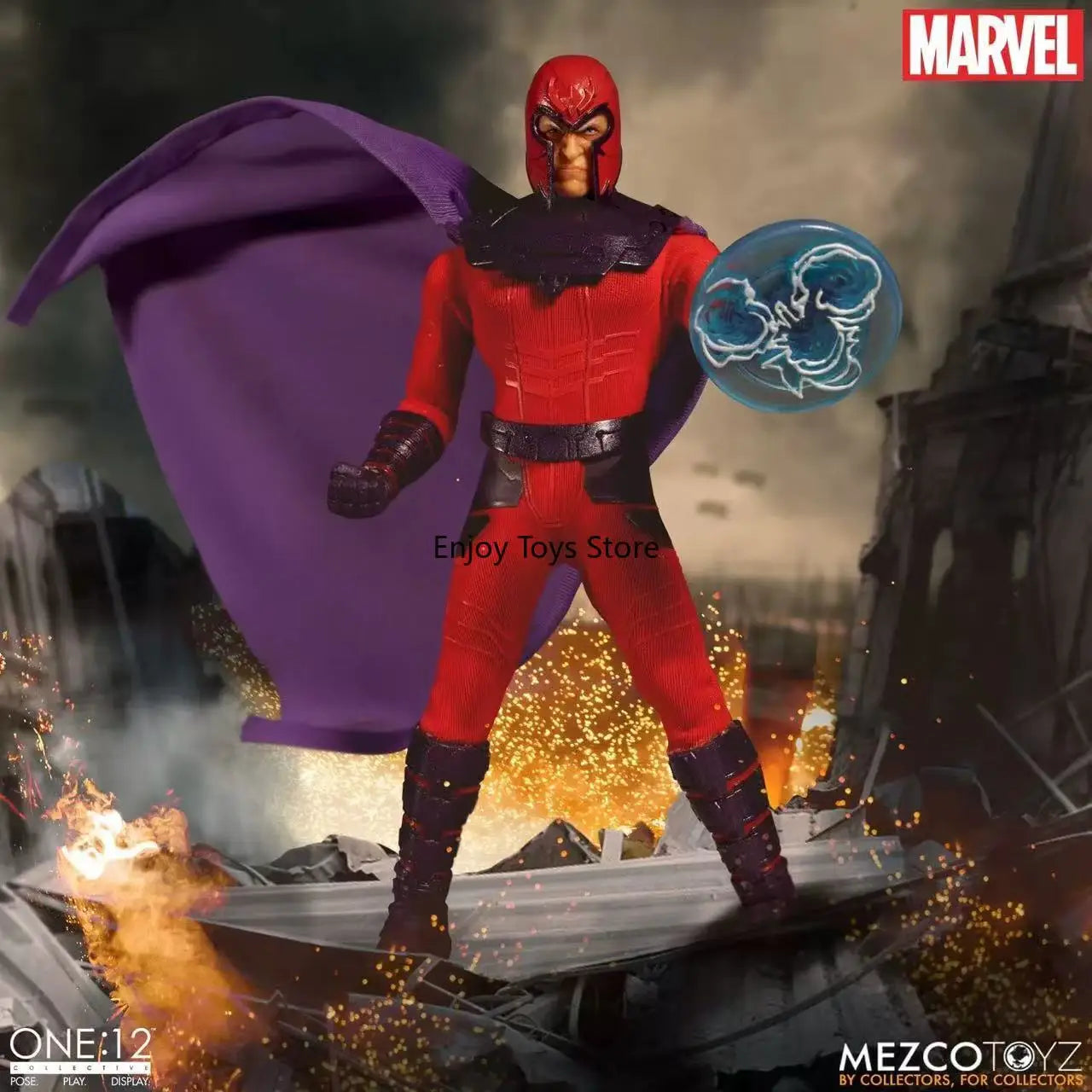 In Stock: Mezco Magneto (X-Men), 6-Inch Articulated Figure (1/12 Scale)