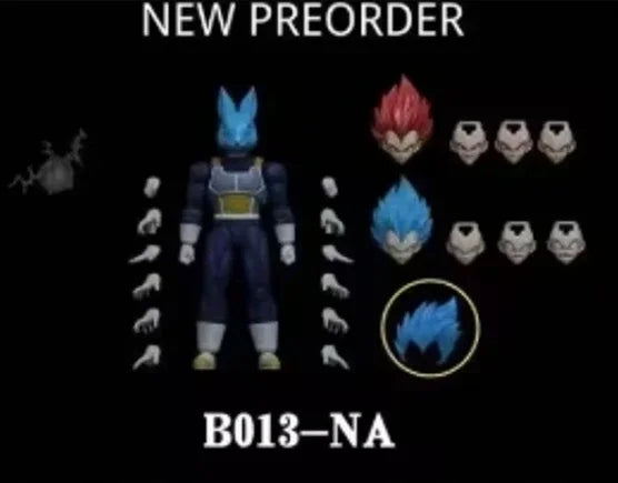 KONG Model Original  Beast God Mythical Dimension Vegeta B13 B14 B15 1/12 Action Figure Model Toys Collection Gifts