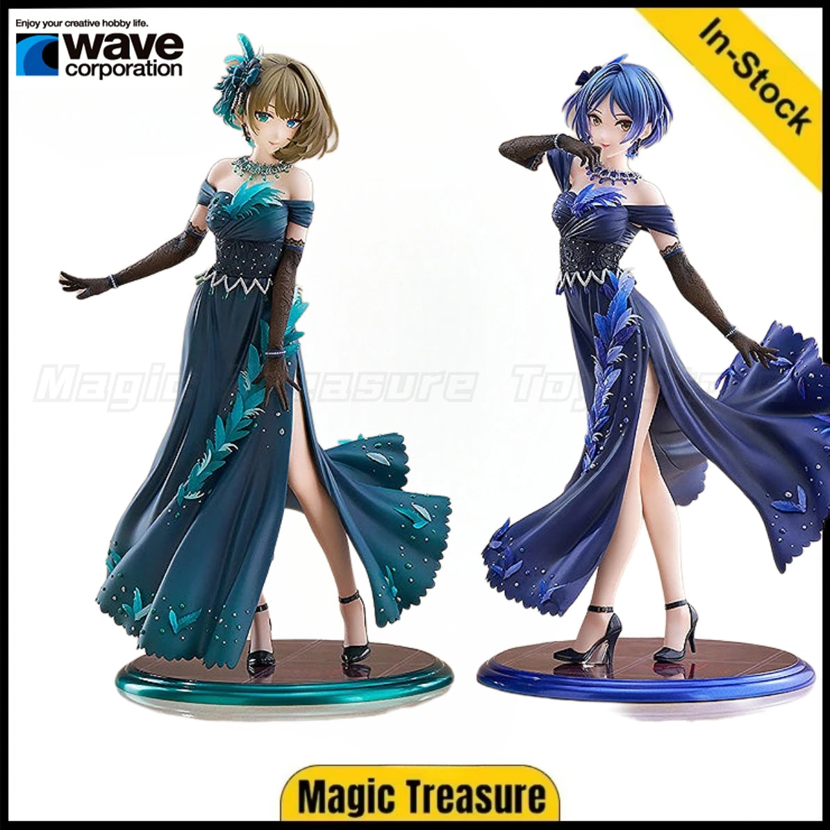【In stock 】Original WAVE Dream Tech HE iDOLM@STER Cinderella Girls Hayami Kanade/akagaki Kaede 1/7 Scal Figures Animation  Gifts