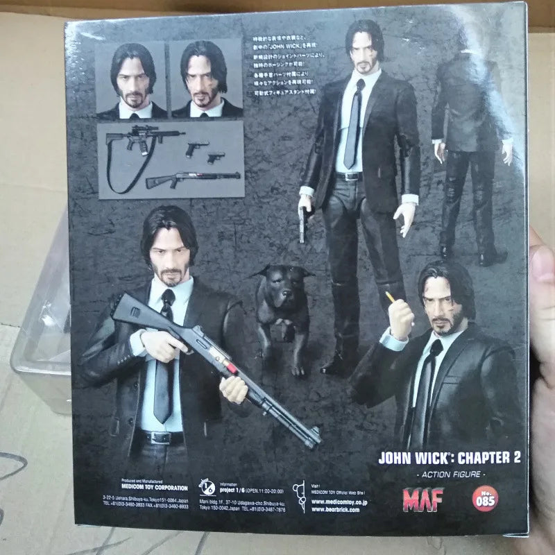 John Wick Figure Mafex 085 John Wick Chapter 2 Action Figures Collection Model Ornaments Toys Gifts