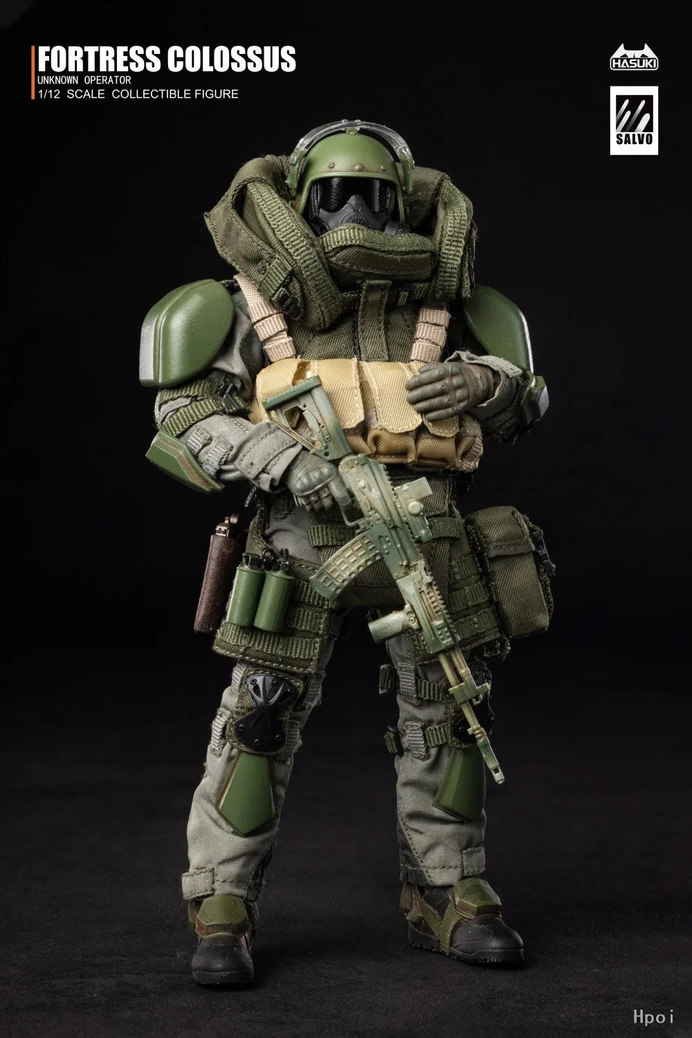 【Original】HASUKI SALVO SA02 Black Ops Second Bullet Shield Soldier 1/12 Scale Action Figures Model Toy