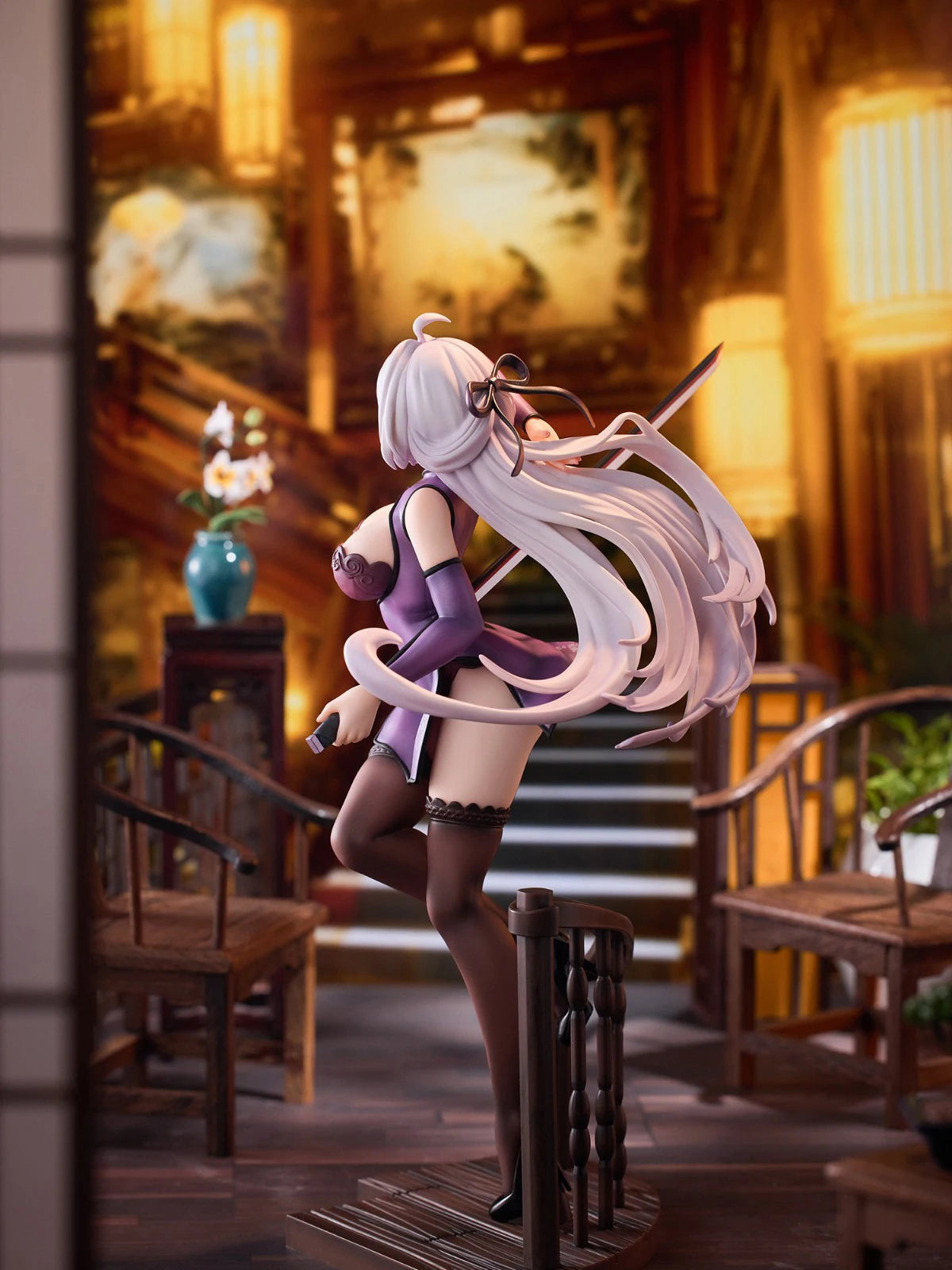Original Genuine AniMester KADOKAWA Prepainted Kaifuku Jutsushi No Yarinaoshi Kureha Clyret 1/7 H=250mm Anime Girl Model Figure