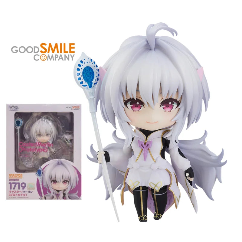 Auf Lager Original GSC Nendoroid 1719 Fate/Grand Order Arcade Prototyp Merlin Anime Figur Modell Sammlung Puppe Ornamente