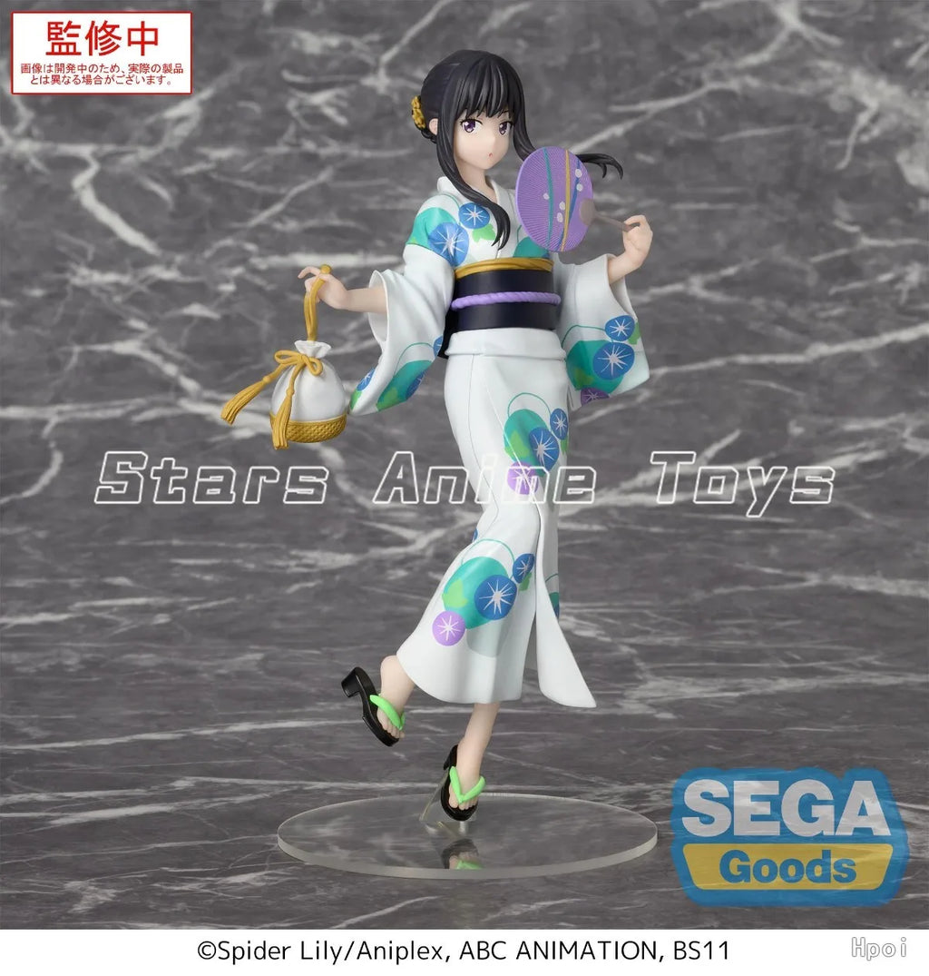Original SEGA Luminasta Lycoris Recoil Nishikigi Chisato/Inoue Takina Yukata Toy Gifts Collection Models Animation Graphic