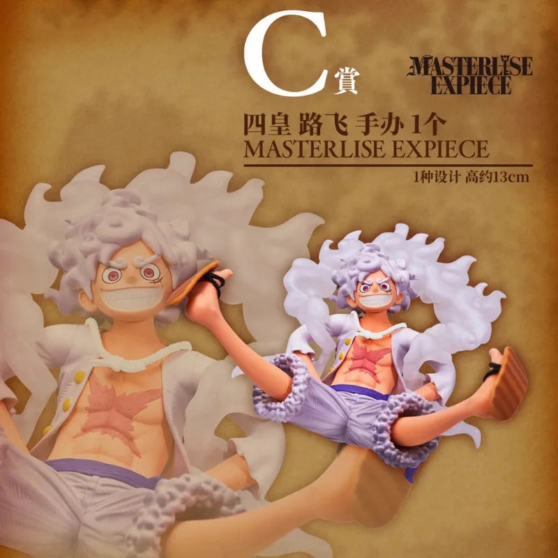 Bandai Original Anime One Piece Ichiban Kuji Masterlise Expiece Emperors Buggy Shanks Luffy Teach Action Figure Model Toys