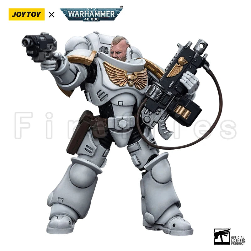 1/18 JOYTOY Action Figure 40K Space Marines White Consuls Intercessor 1 Anime Collection Model Toy