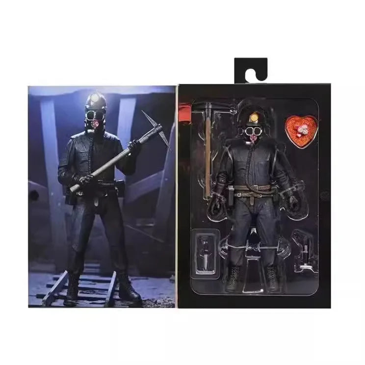 NECA 56085 My Bloody Valentine Ultimate Miner 7" Action Figures Original Model Anime Doll Statue Figura Collection 18 cm Toys
