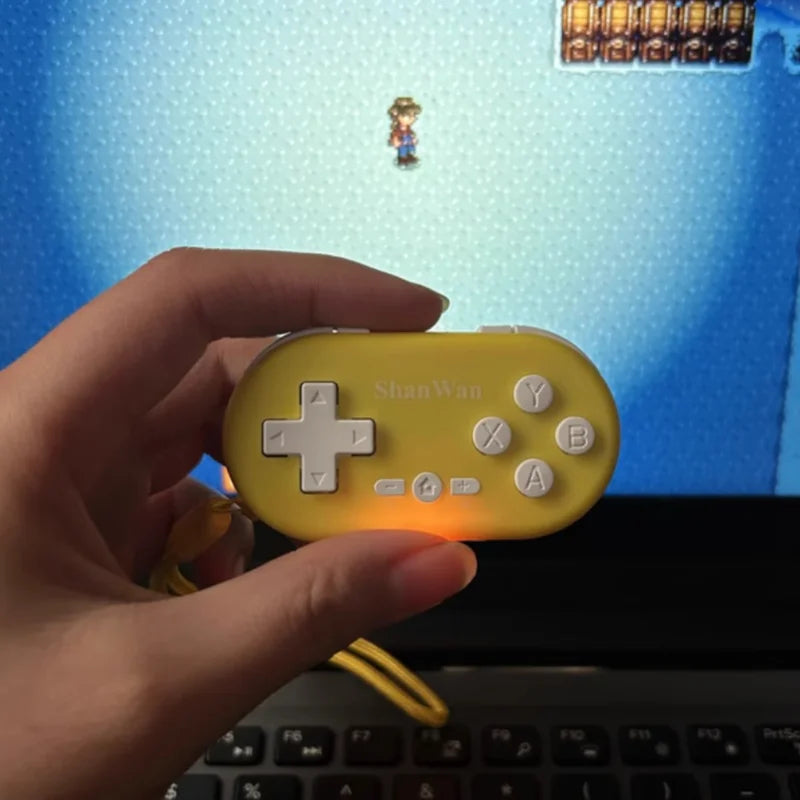 ShanWan Q36XDV lightweight gamepad mini wireless Bluetooth collectible game controller portable multi platform connectivity