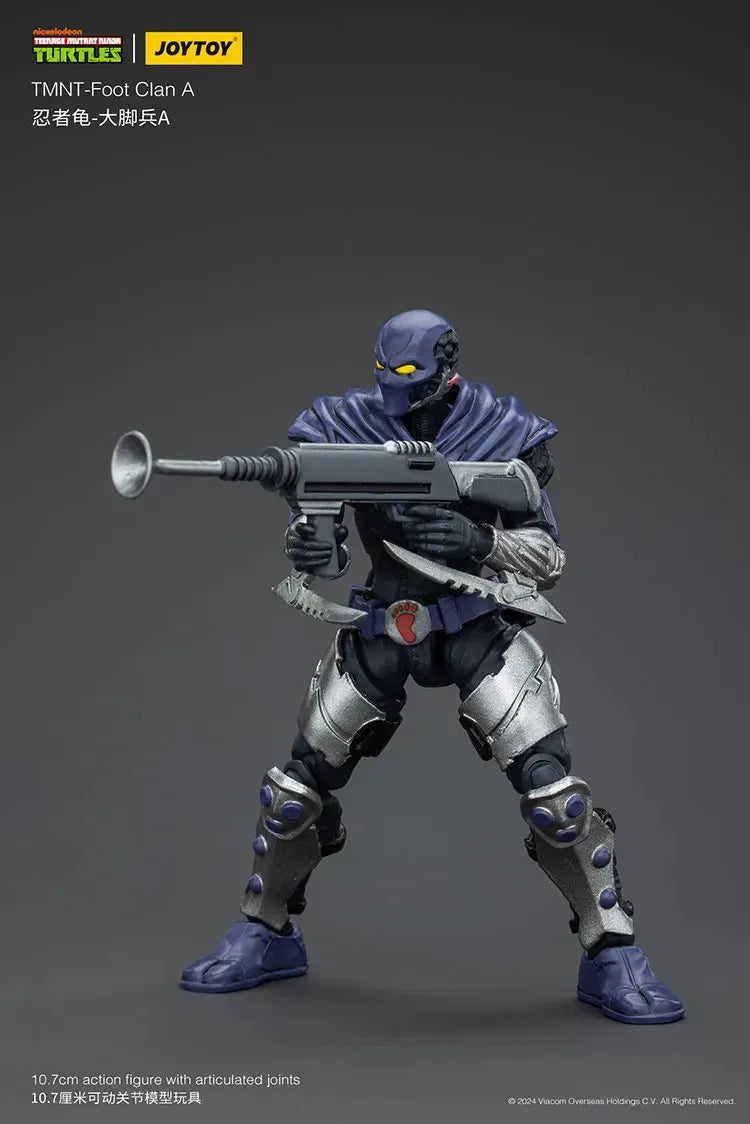 JOYTOY TMNT-Foot Clan A  Action Figure Doll Model Gift Decoration Collection